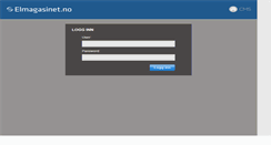 Desktop Screenshot of admin.elmagasinet.no