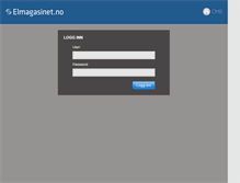 Tablet Screenshot of admin.elmagasinet.no