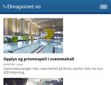 Tablet Screenshot of elmagasinet.no